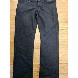 DKNY Jeans Denim Slim Fit Solid Black Mens Size 38 x 30